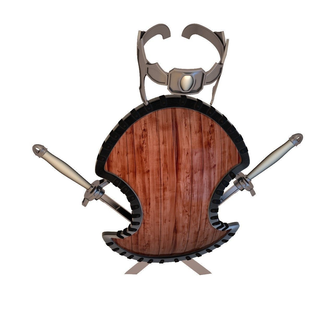 Shield Animated 3D model_1