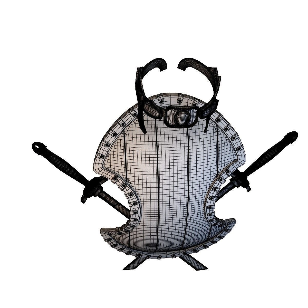 Shield Animated 3D model_6