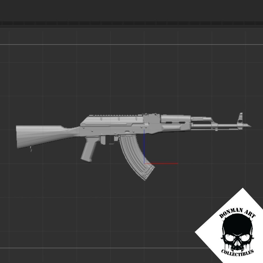 AKM SCALE 1 12 FOR ACTION FIGURES 3D print model_17