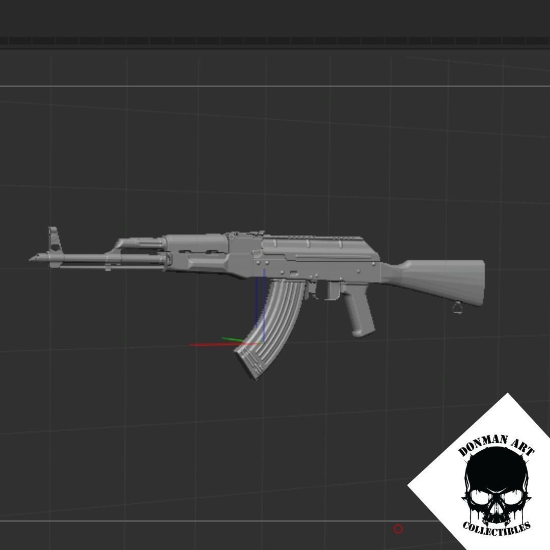 AKM SCALE 1 12 FOR ACTION FIGURES 3D print model_22
