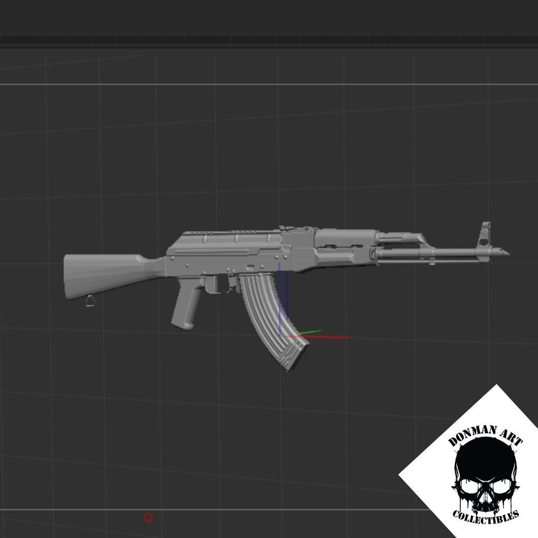 AKM SCALE 1 12 FOR ACTION FIGURES 3D print model_24