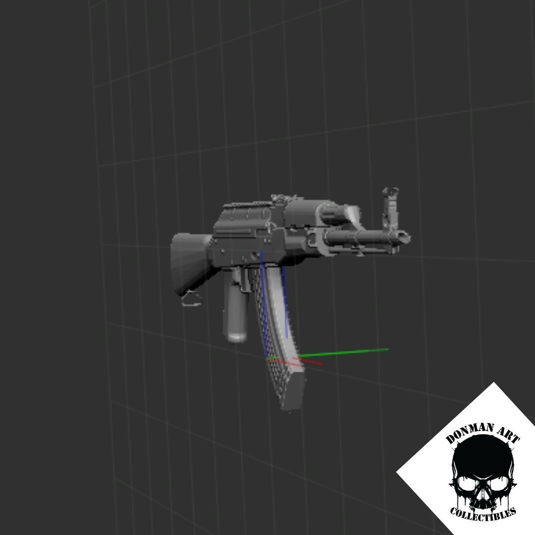 AKM SCALE 1 12 FOR ACTION FIGURES 3D print model_6
