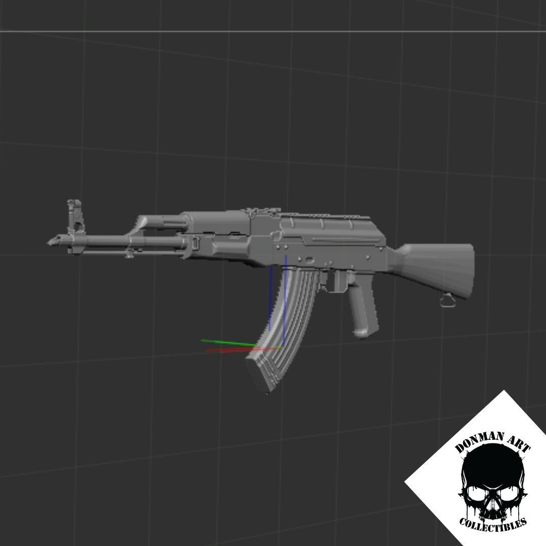 AKM SCALE 1 12 FOR ACTION FIGURES 3D print model_25