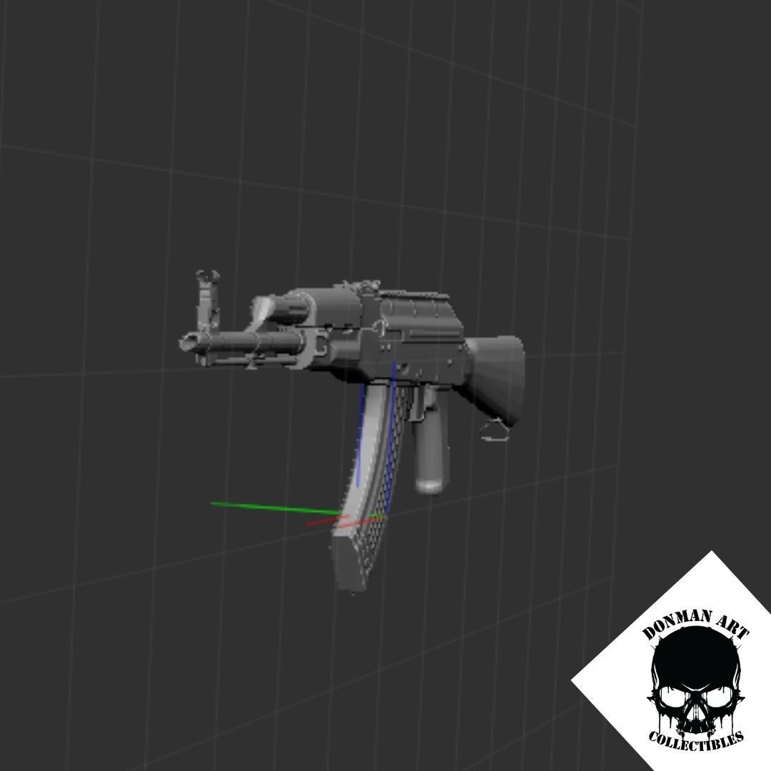 AKM SCALE 1 12 FOR ACTION FIGURES 3D print model_5