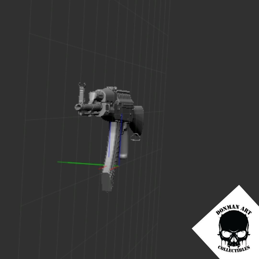 AKM SCALE 1 12 FOR ACTION FIGURES 3D print model_7