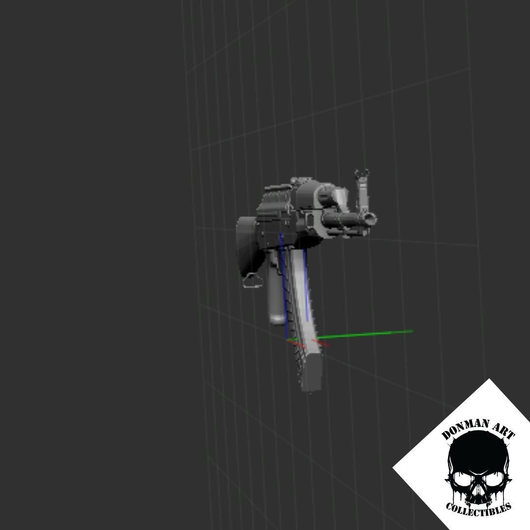 AKM SCALE 1 12 FOR ACTION FIGURES 3D print model_8