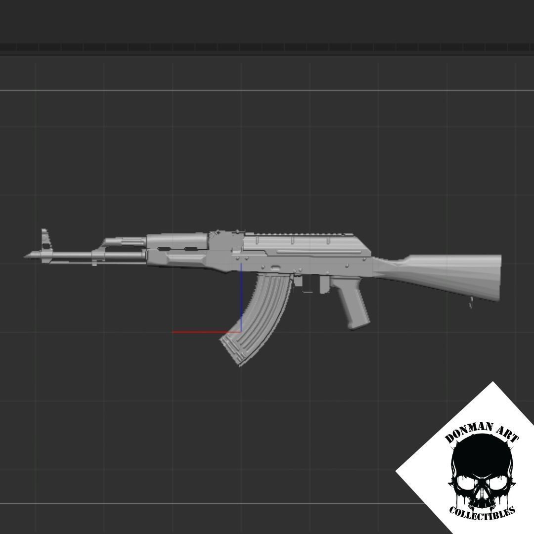 AKM SCALE 1 12 FOR ACTION FIGURES 3D print model_15