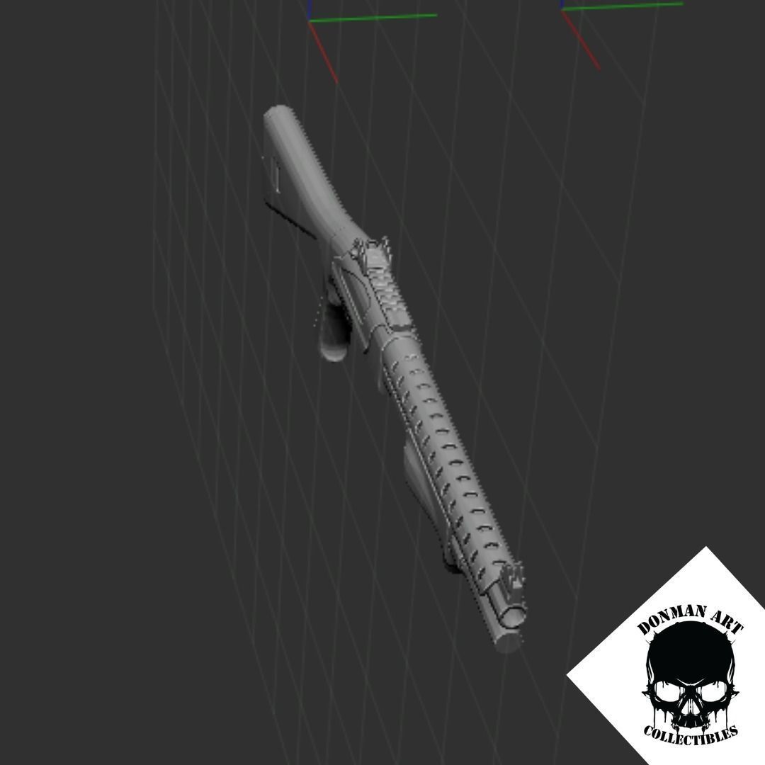 SHOTGUN SCALE 1 12 FOR ACTION FIGURES 3D print model_10