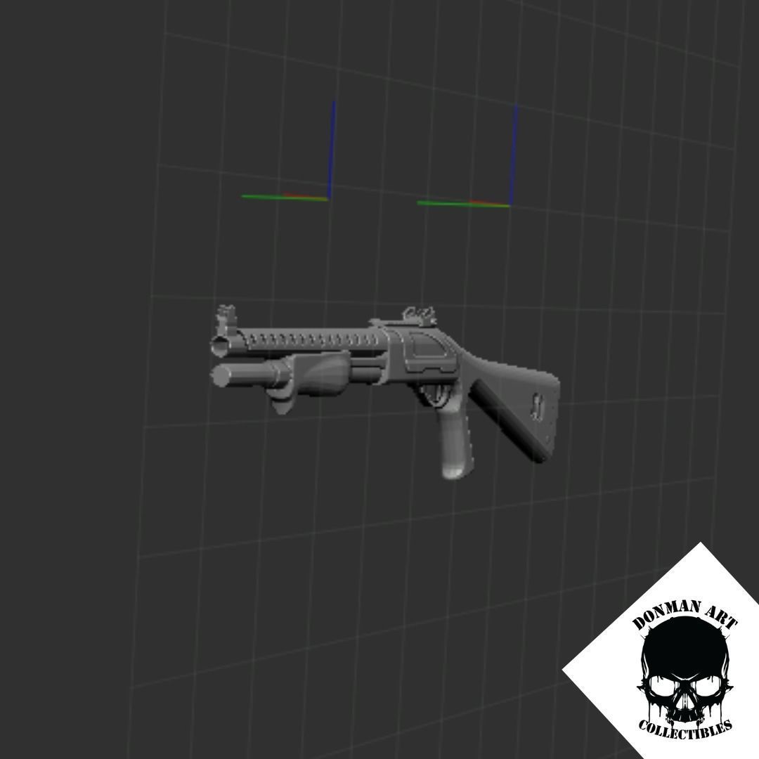 SHOTGUN SCALE 1 12 FOR ACTION FIGURES 3D print model_2