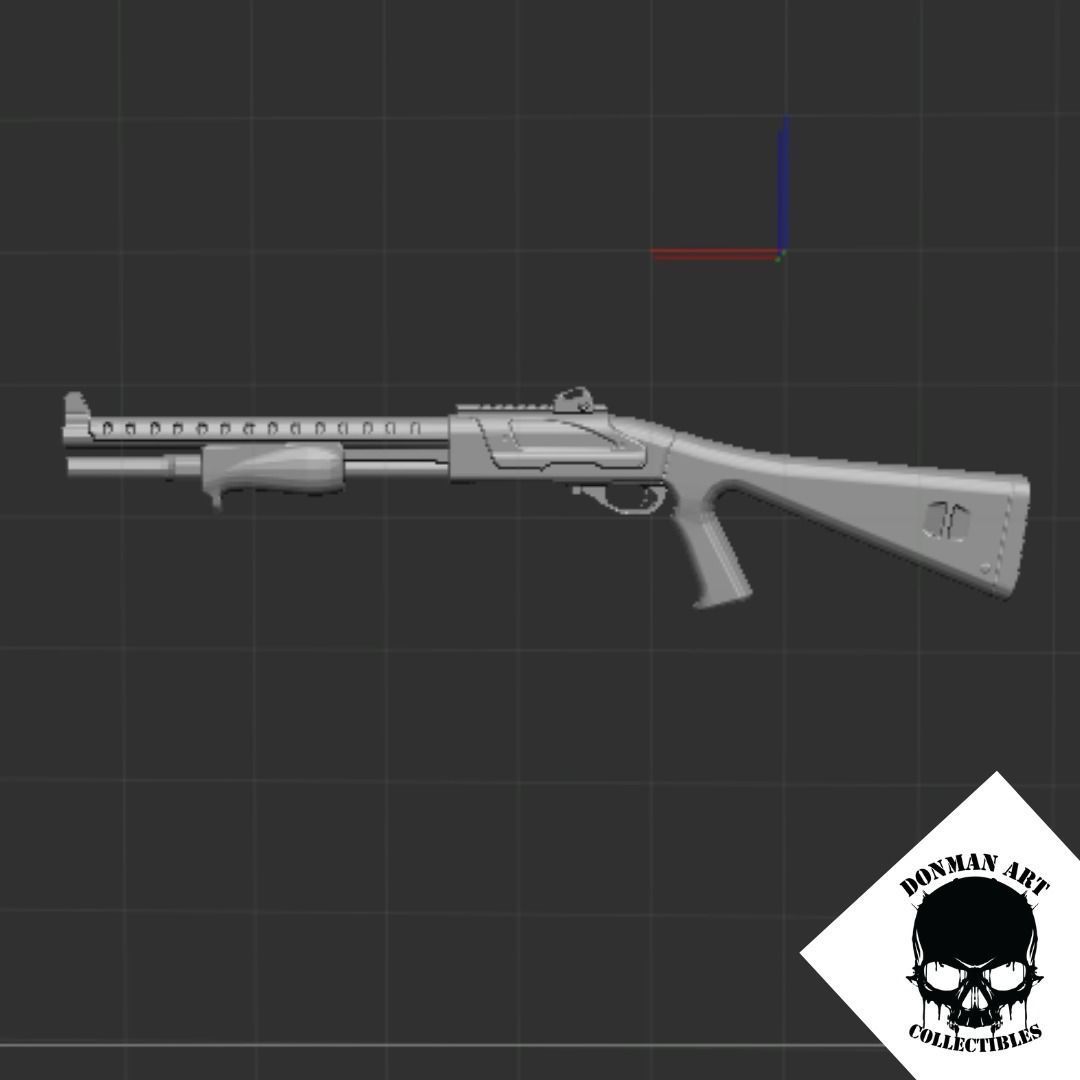 SHOTGUN SCALE 1 12 FOR ACTION FIGURES 3D print model_15