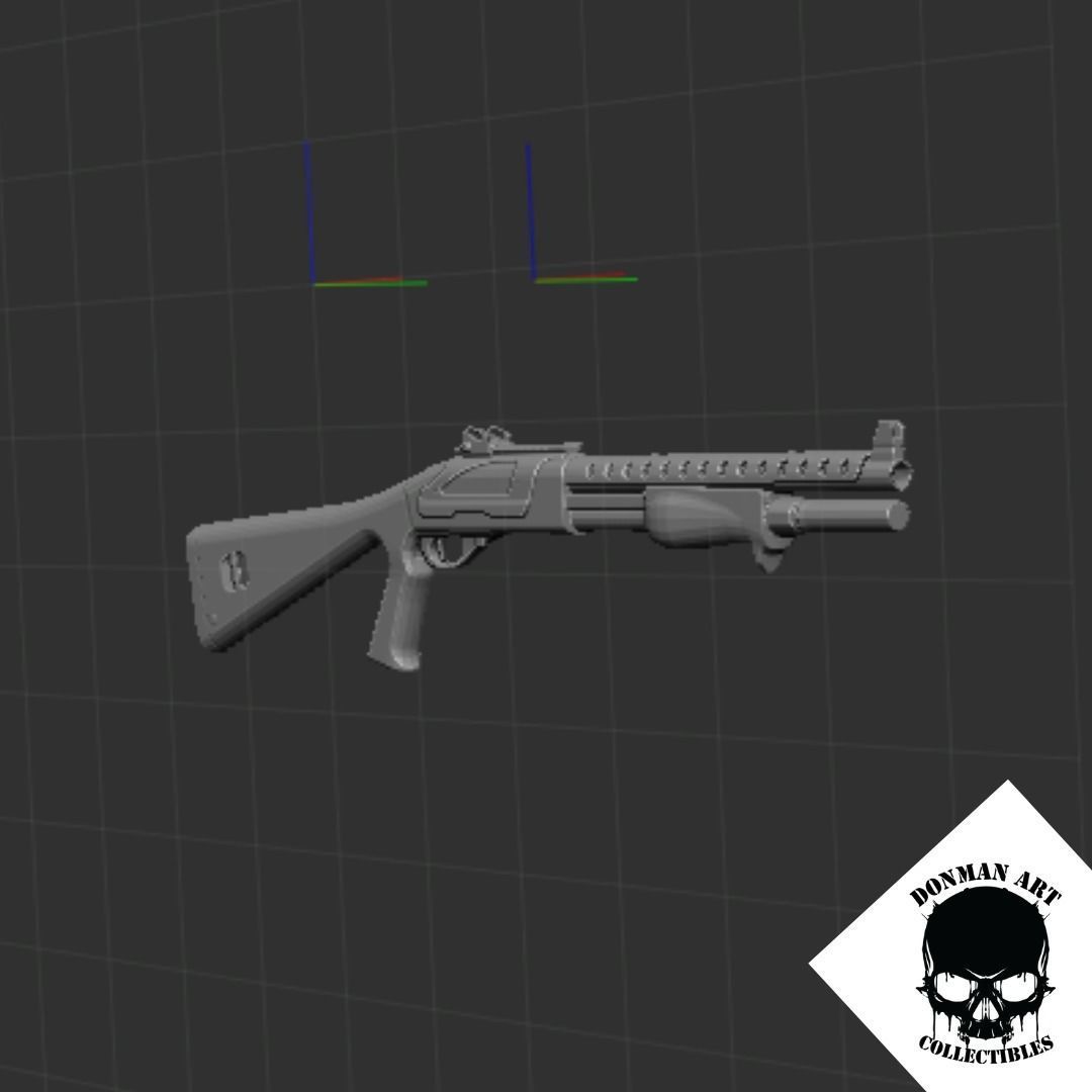 SHOTGUN SCALE 1 12 FOR ACTION FIGURES 3D print model_21