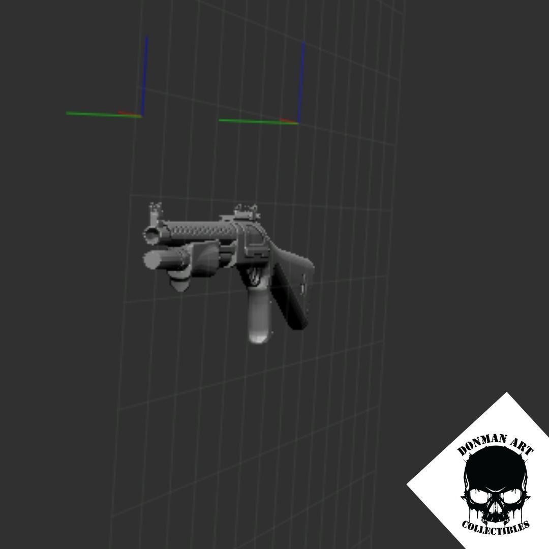 SHOTGUN SCALE 1 12 FOR ACTION FIGURES 3D print model_4