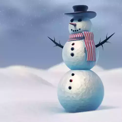 SnowMan Vray