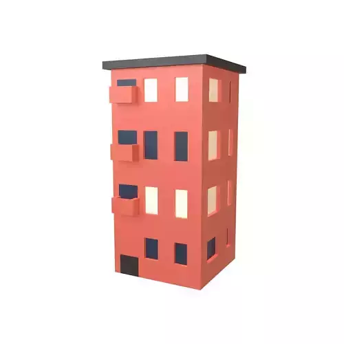 Low Poly Apartment v1 003