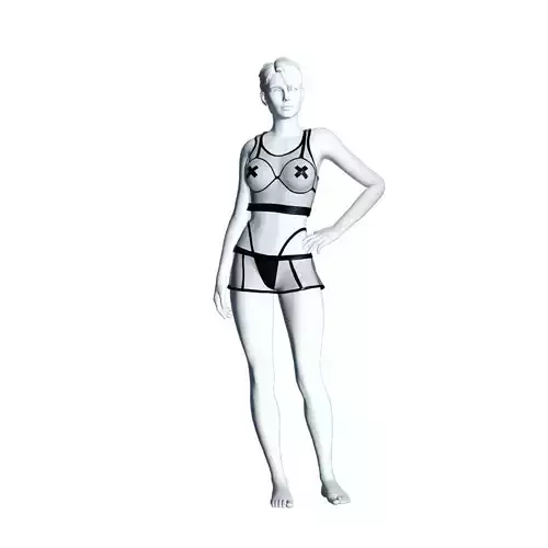 Cyberpunk - Stripper Clothing Set