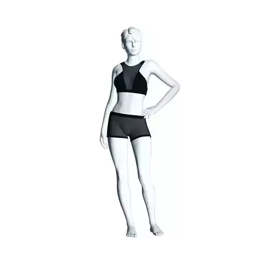 Cyberpunk - Mesh Activewear Clothing Set