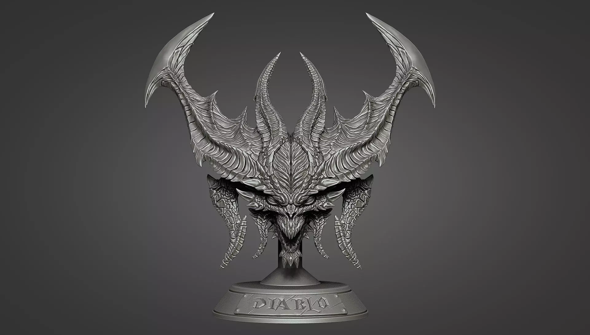 Diablo 3 Prime Evil Bust 3D print model_0