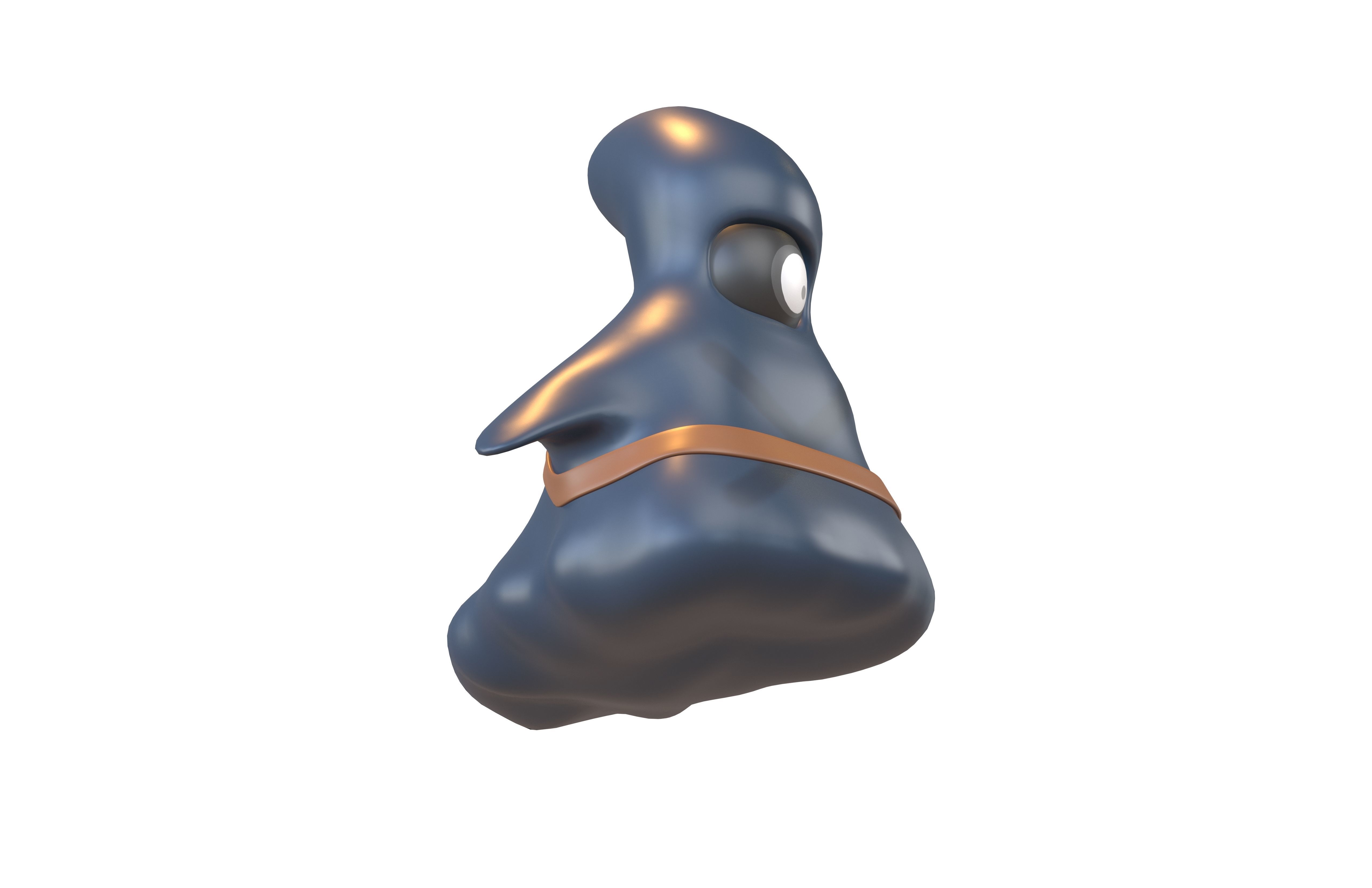 Slime OI v1 0004 Low-poly 3D model_3