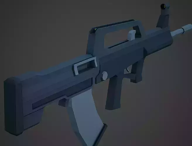 Stylized QBZ-95 Rifle Low Poly Mobile Ready Low-poly 3D model Stylized QBZ-95 Rifle Low Poly Mobile Ready Low-poly 3D model