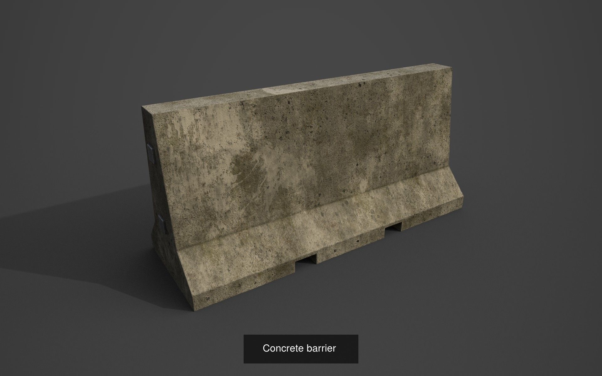 Concrete barriers  3D Model Collection_5