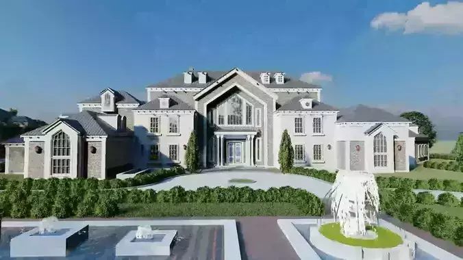 Campus Design 3d visualization 3D model