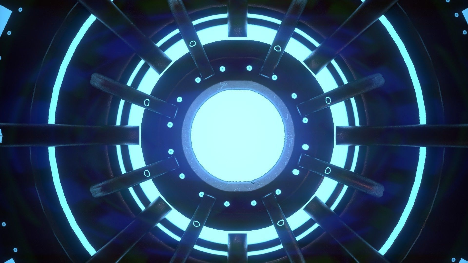 UFO spaceship Low-poly 3D model_10