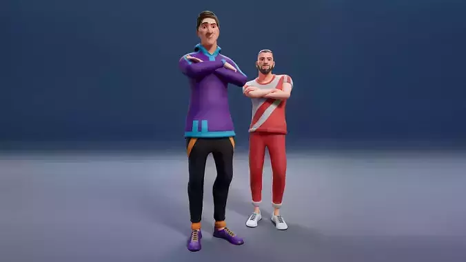 Jack and parket soccer - football animations