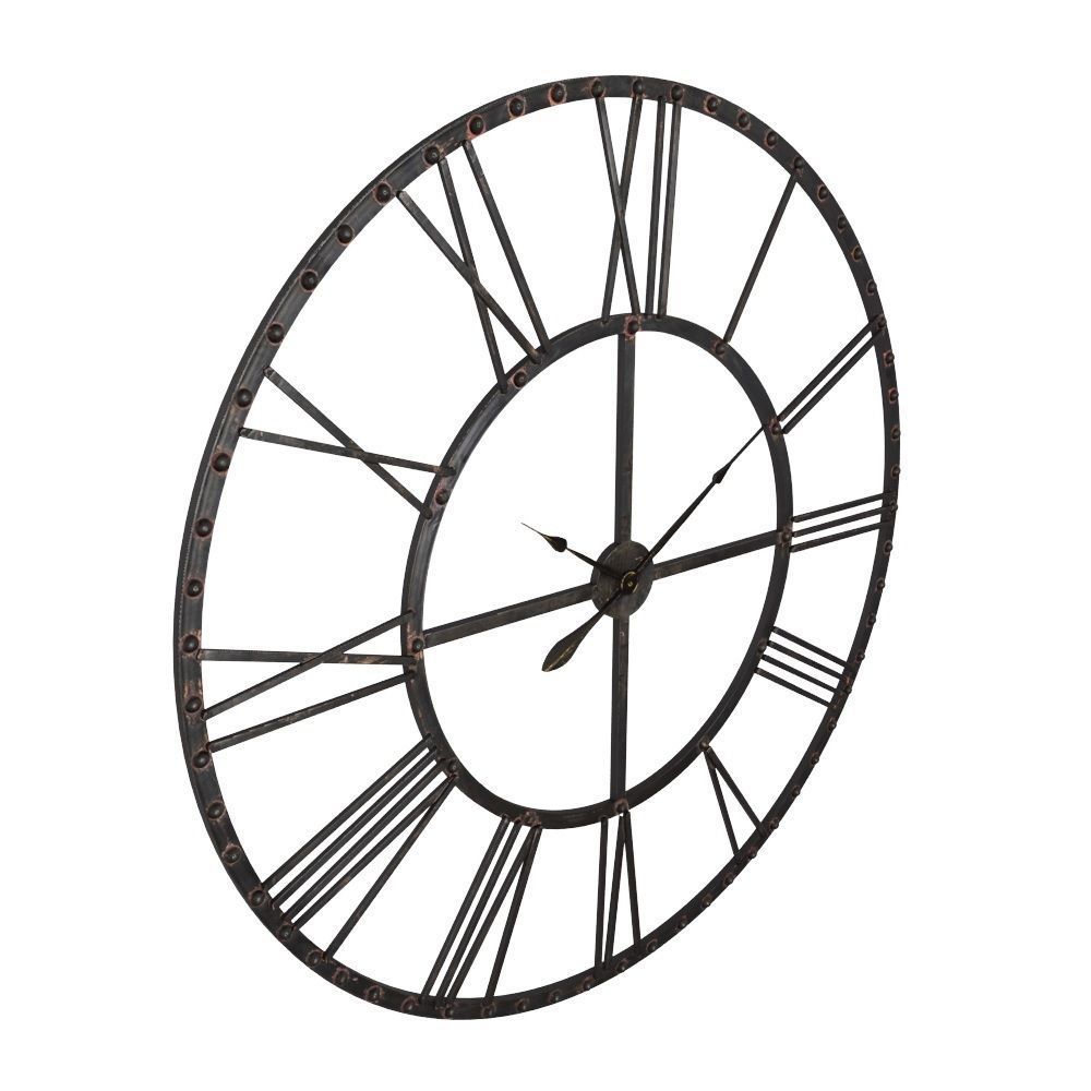 Wall clock Free low-poly 3D model_1
