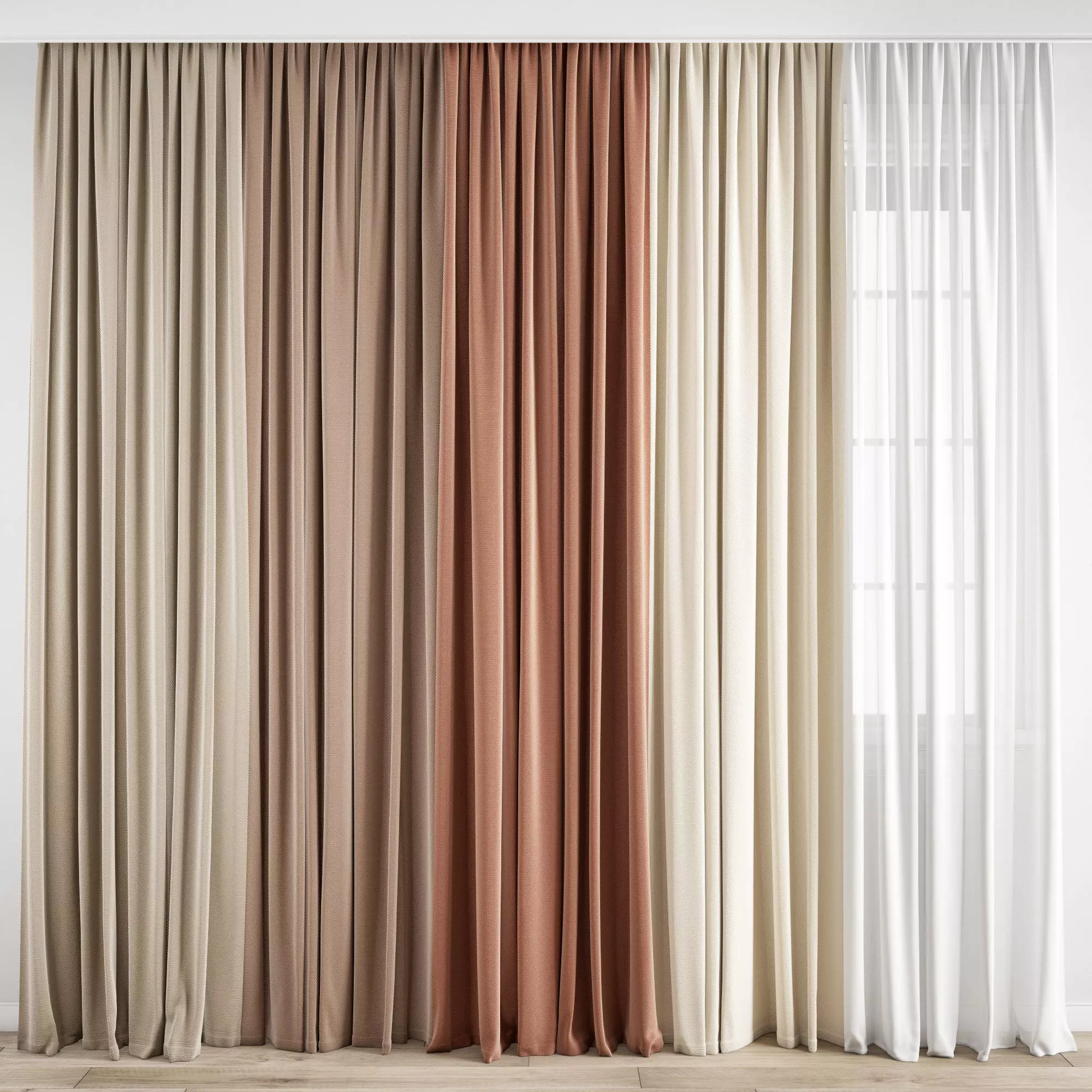 Curtain 184 3D model_0