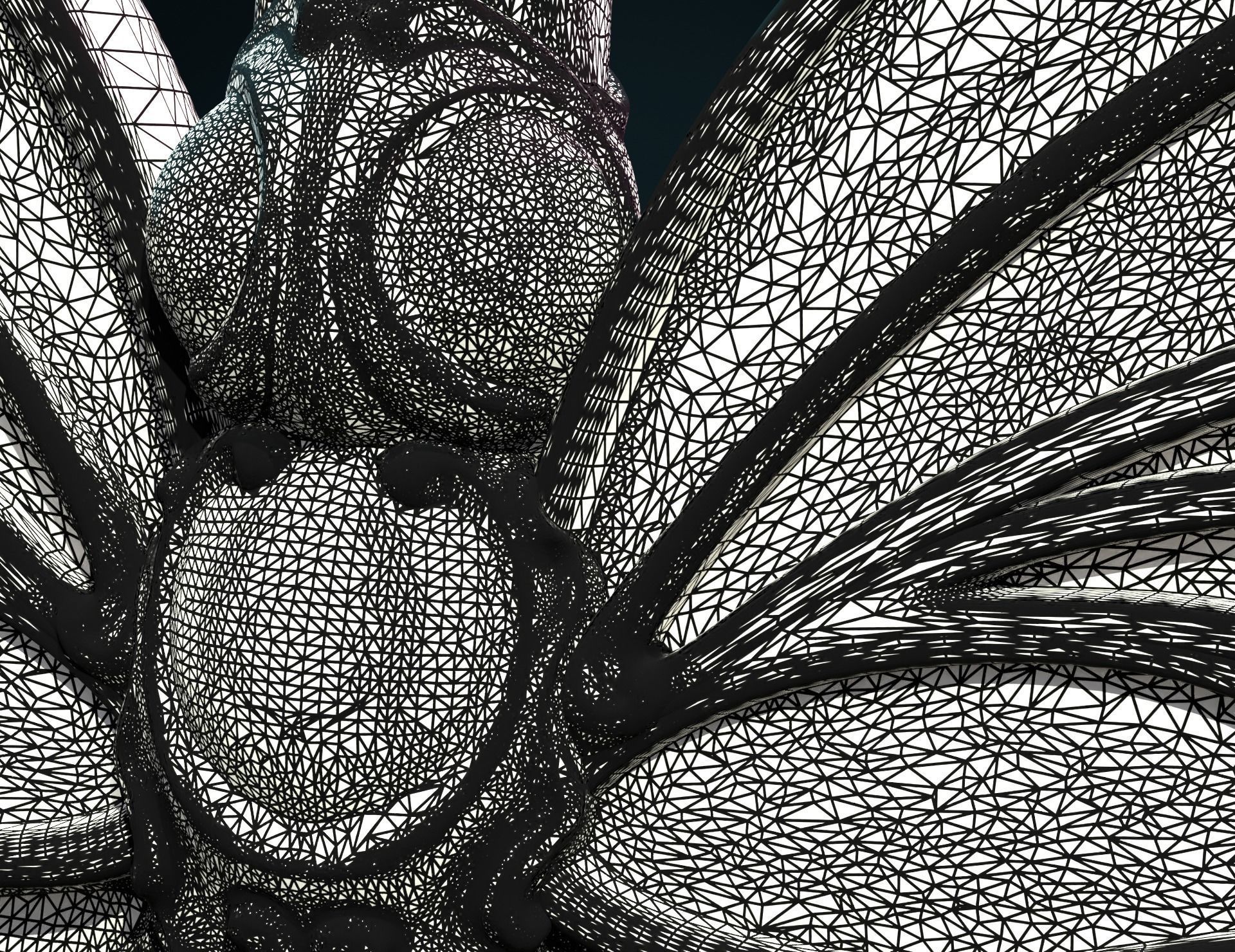 Butterfly III 3D print model_12