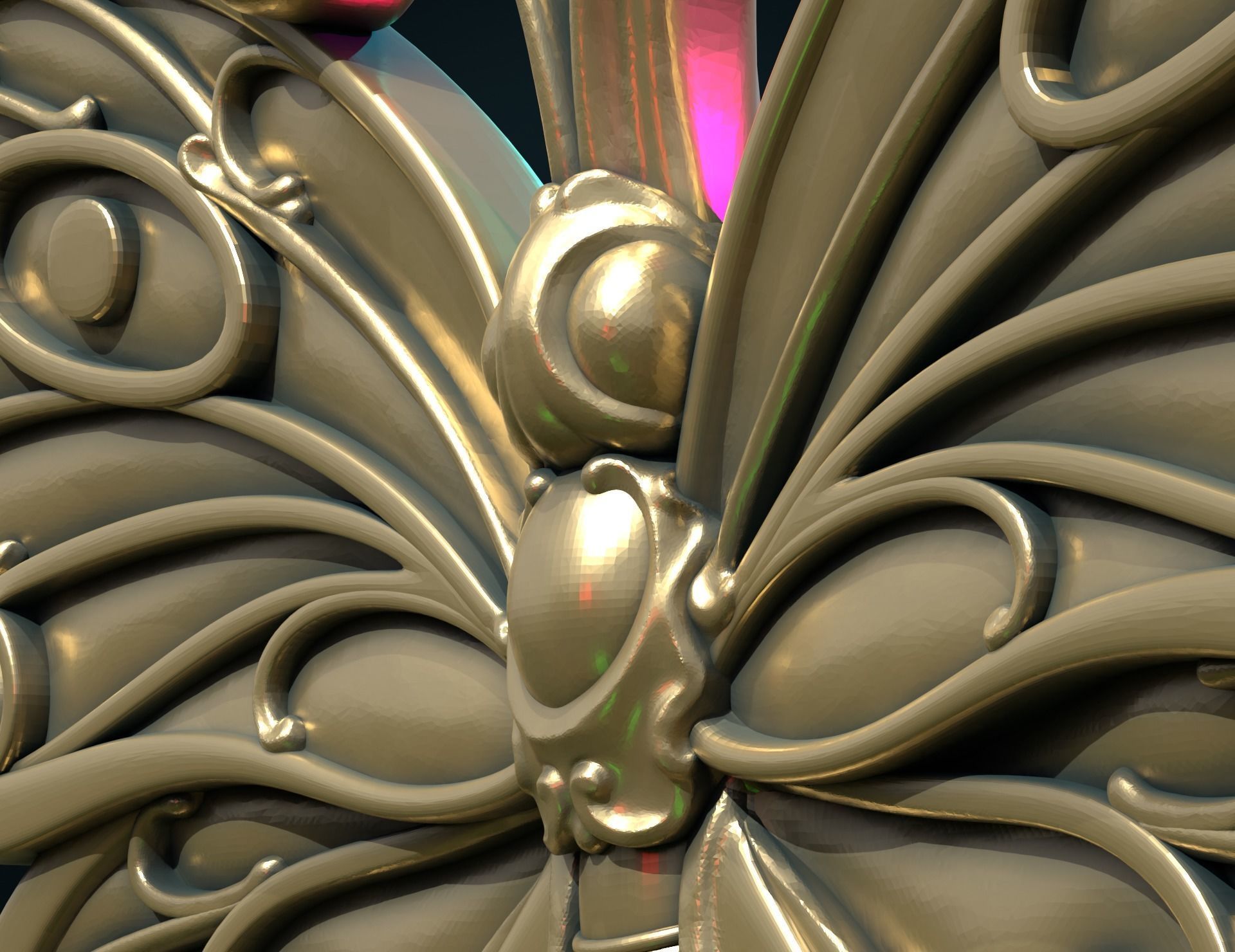 Butterfly III 3D print model_6