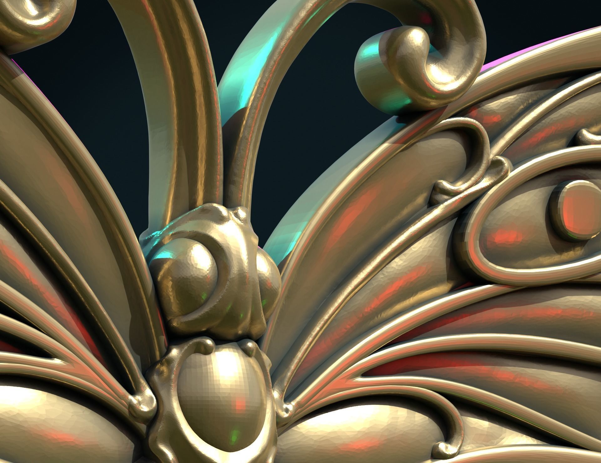 Butterfly III 3D print model_8