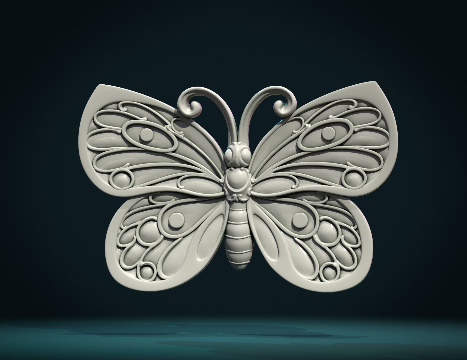 Butterfly III 3D print model_2