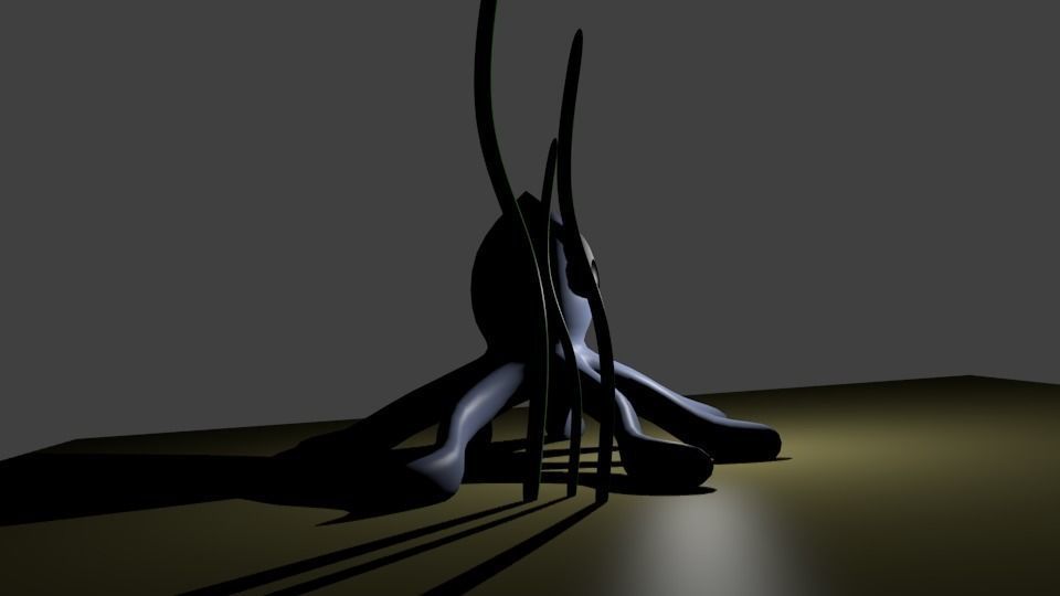 Simple Octopus Or Simple Gurita  Free 3D model_1