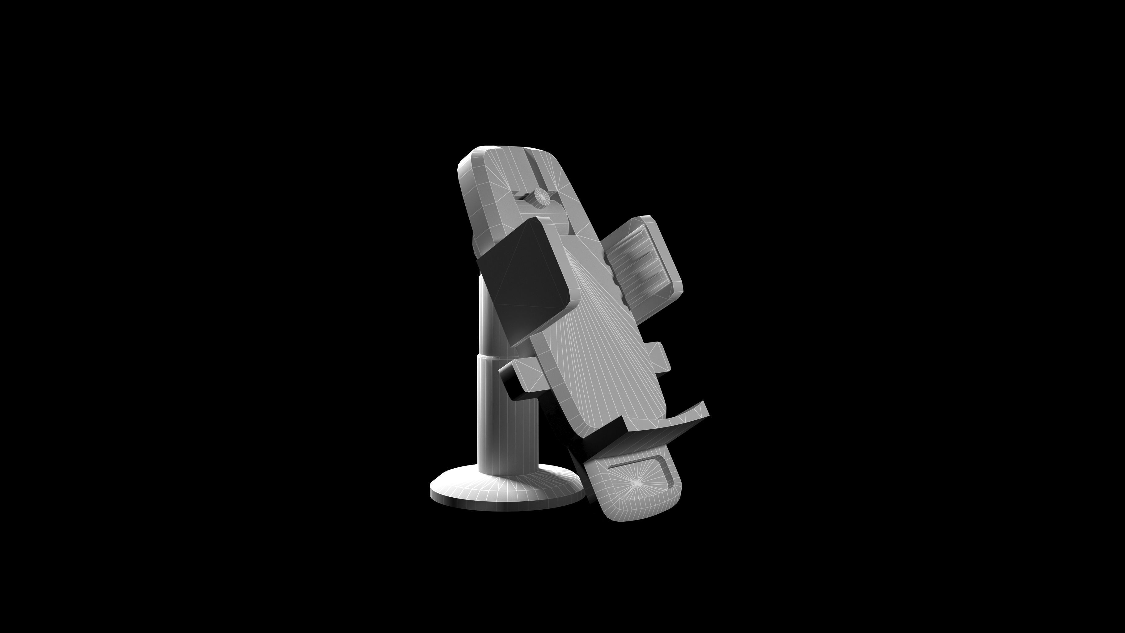 Payment Terminal  Low-poly 3D model_7