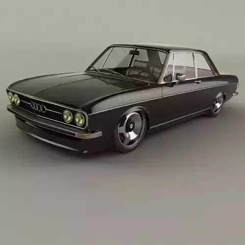 Audi 100 C1 1973 3D model