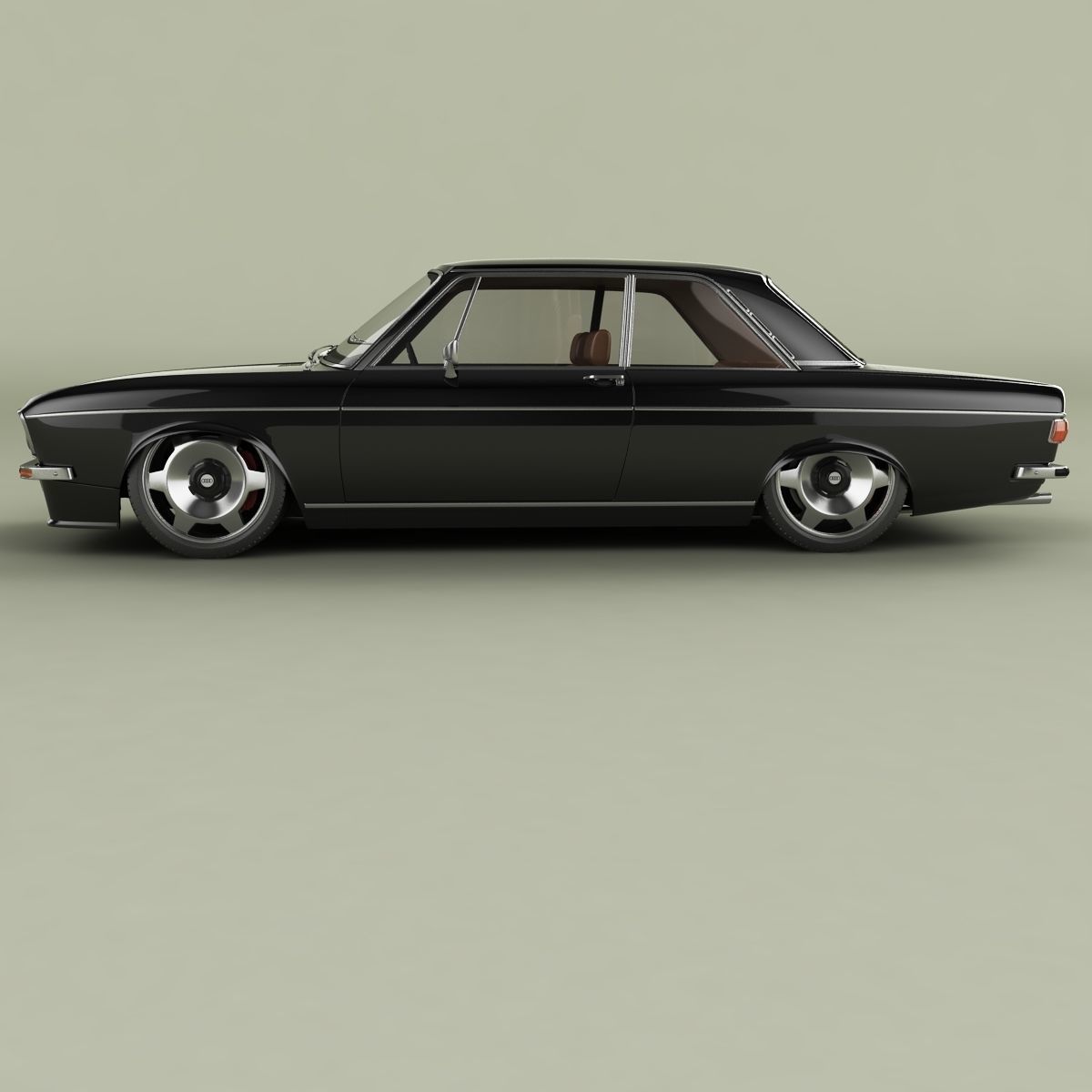 Audi 100 C1 1973 3D model_1
