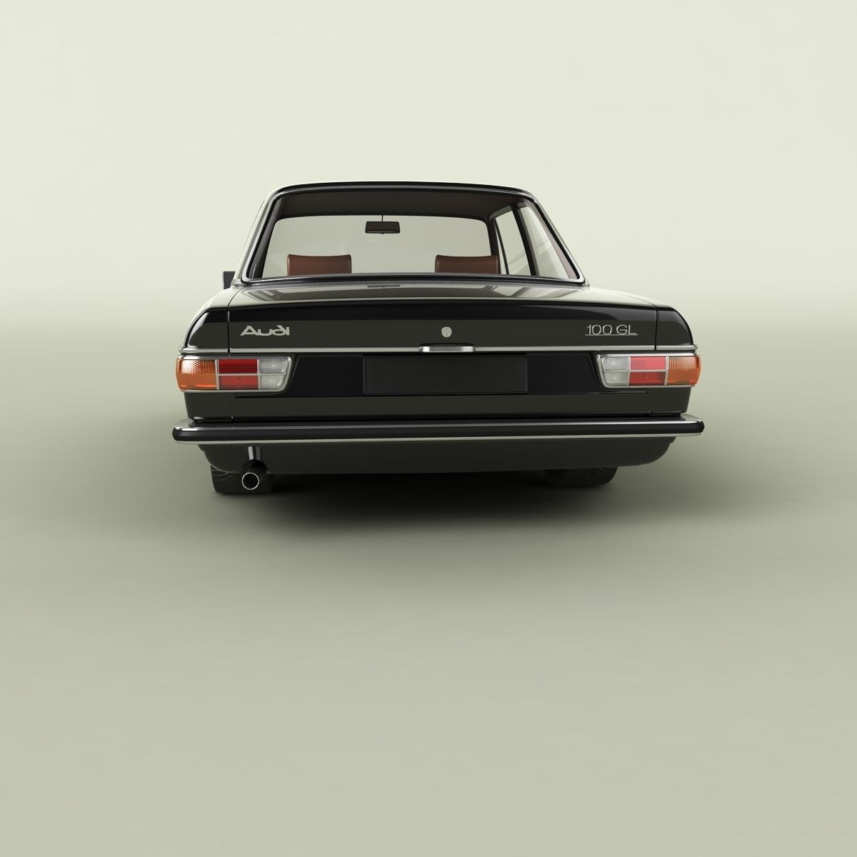 Audi 100 C1 1973 3D model_3