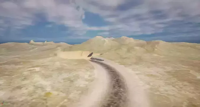 Free Terrain 004 Free 3D model