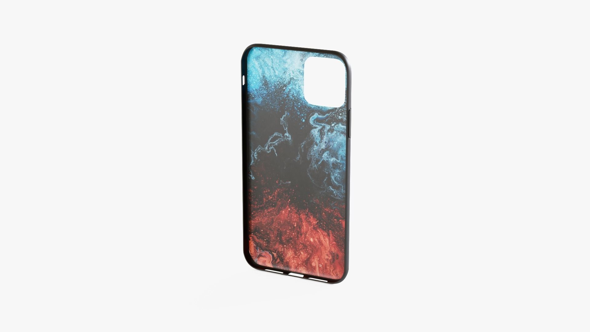 iPhone 11 case 1 Low-poly 3D model_11