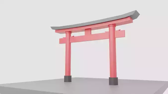 Red Gate 3D model