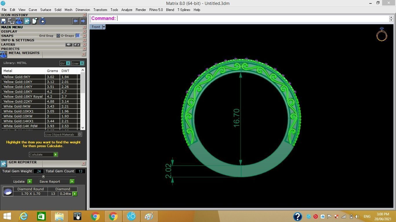 3D bracelets - jewelry 3d 3D print model_4