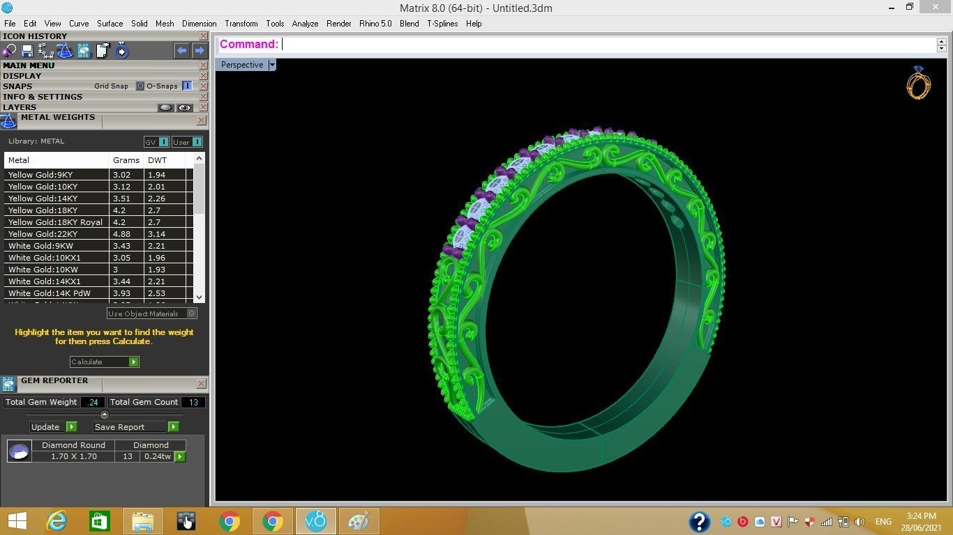 3D bracelets - jewelry 3d 3D print model_9