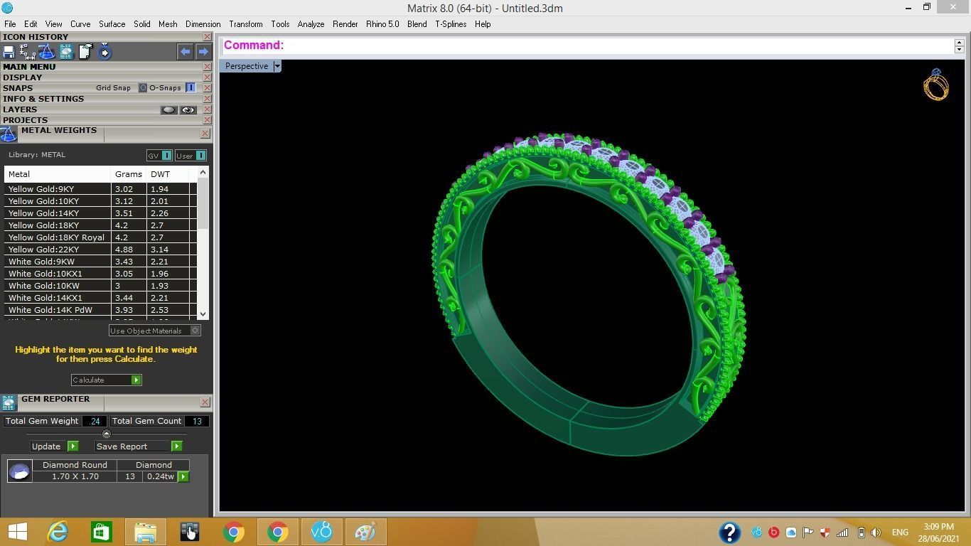 3D bracelets - jewelry 3d 3D print model_6