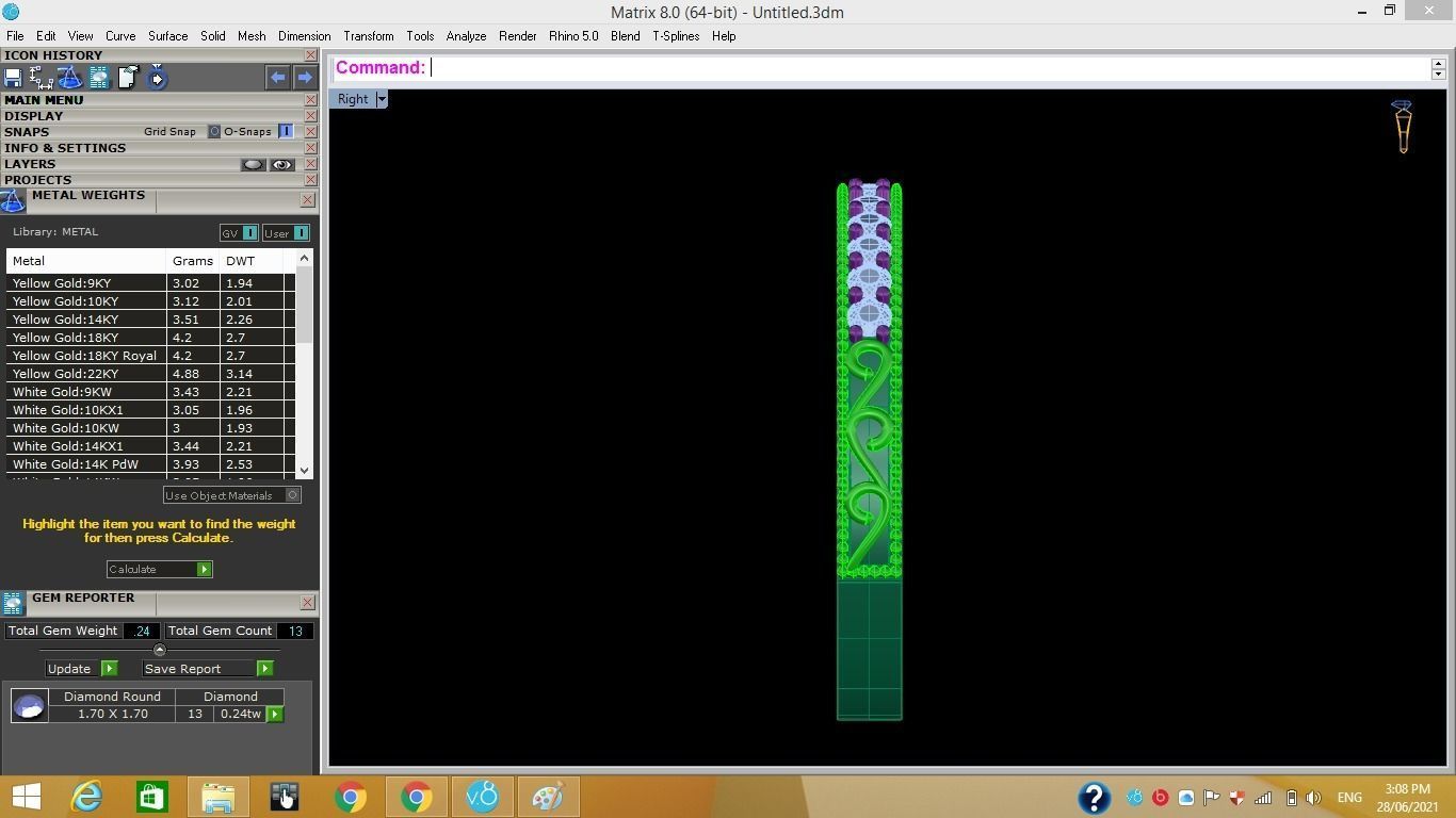 3D bracelets - jewelry 3d 3D print model_5