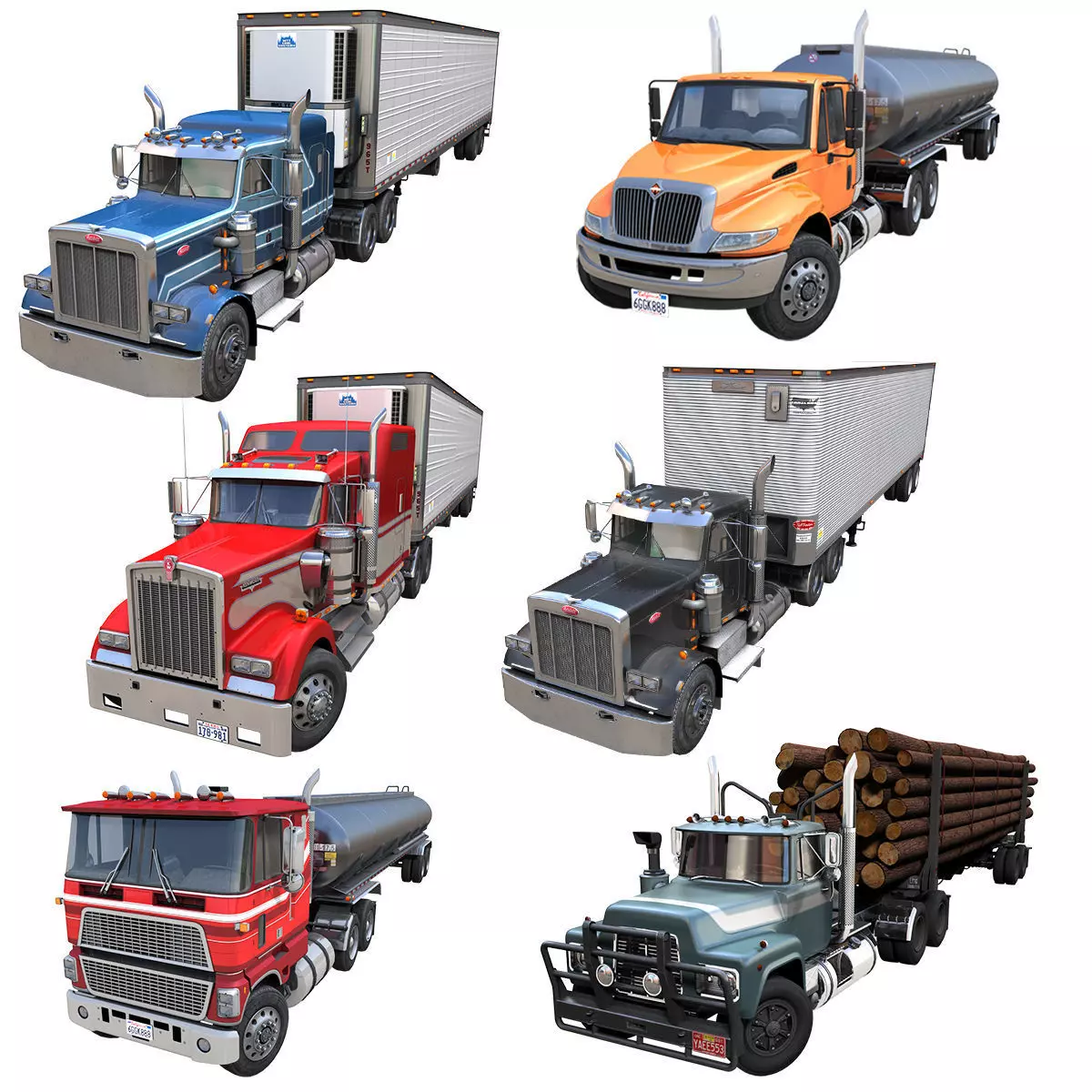 Gameready semitrucks collection _0