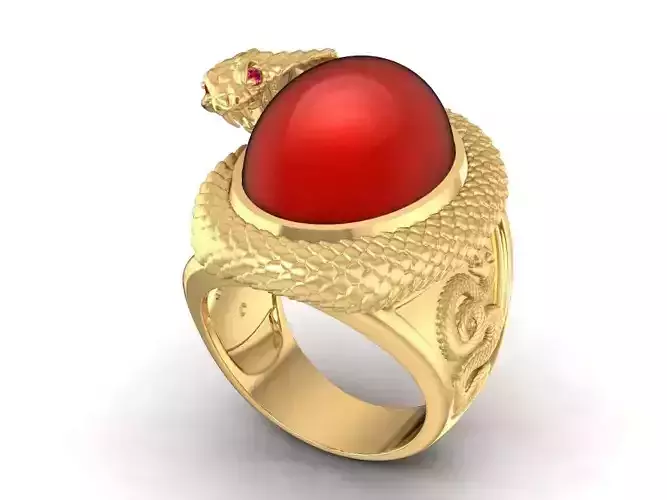 Lucky Croba Ring 3059 snake ring 