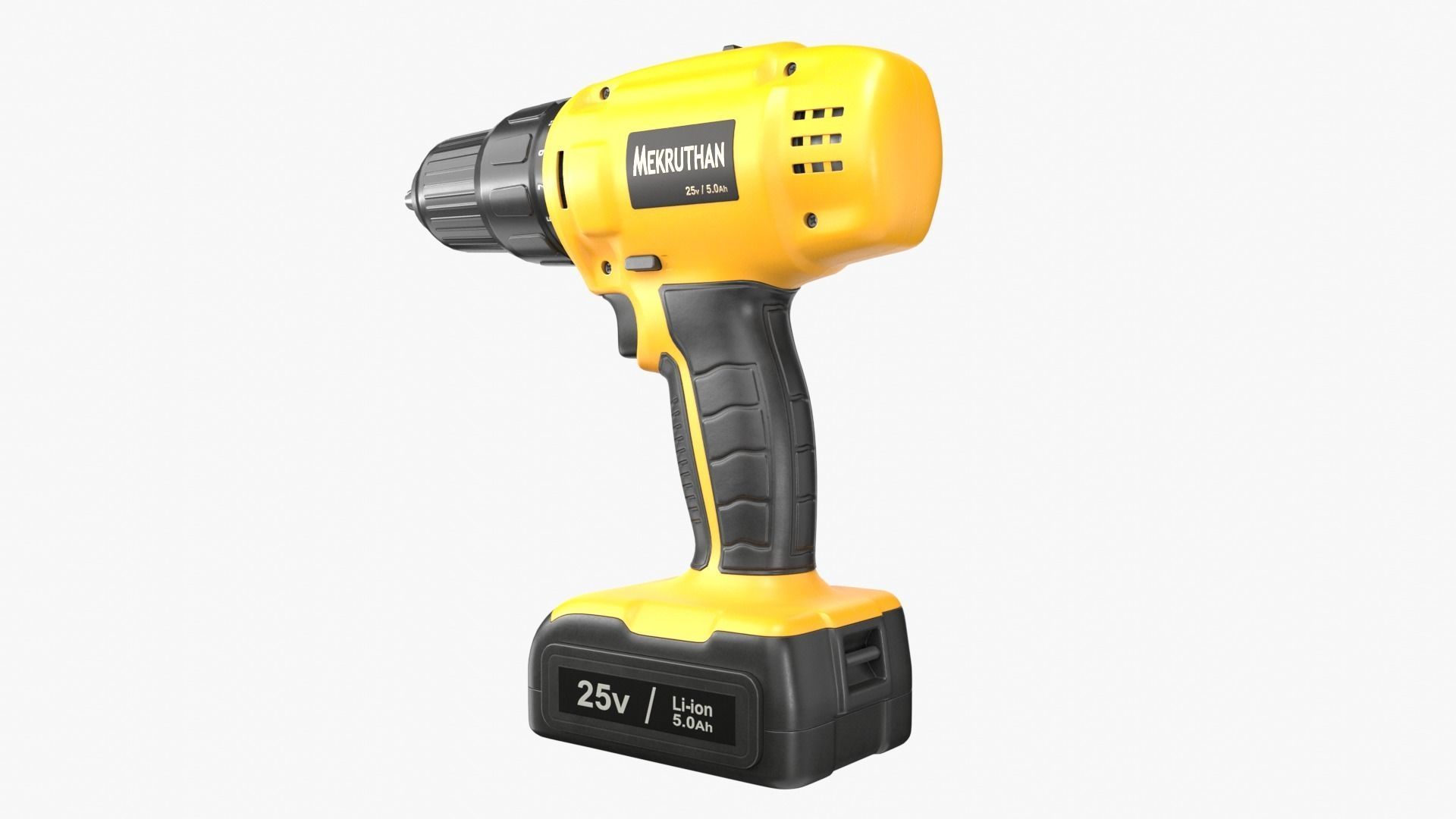 Cordless Drill 01 Concept  3D model_6