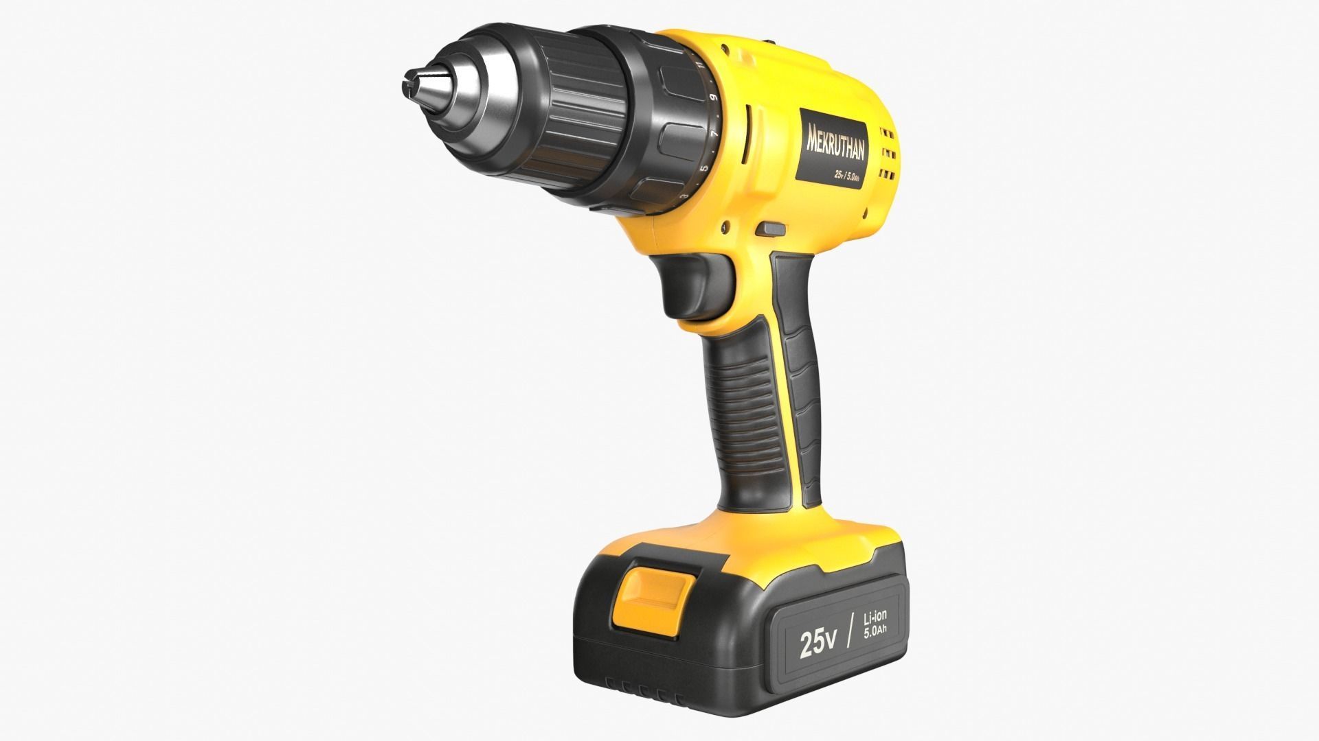 Cordless Drill 01 Concept  3D model_2