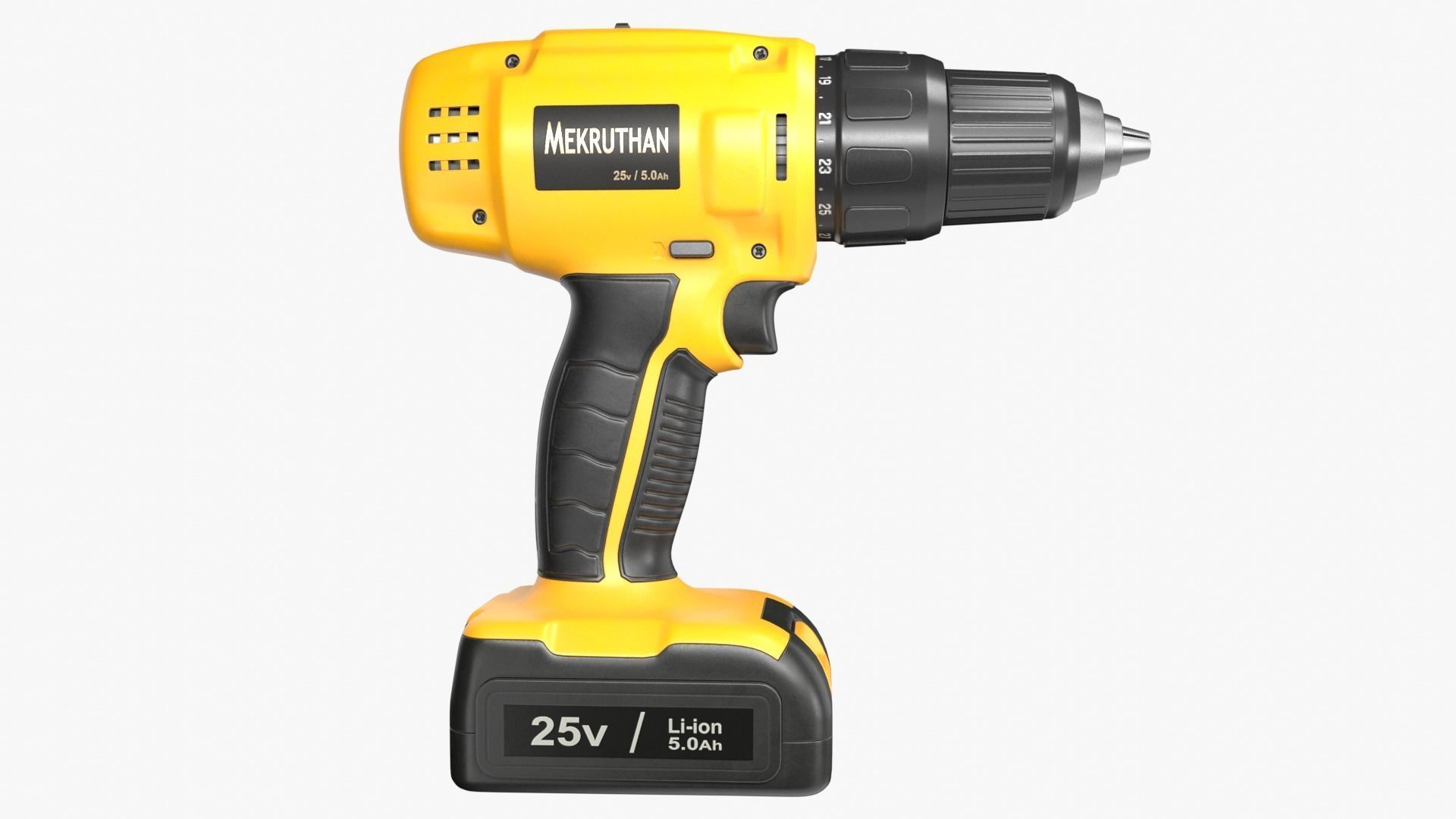 Cordless Drill 01 Concept  3D model_1